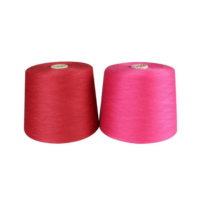 36nm/2 polyester blandet garn nylonkerne spundet garn uld som til strik