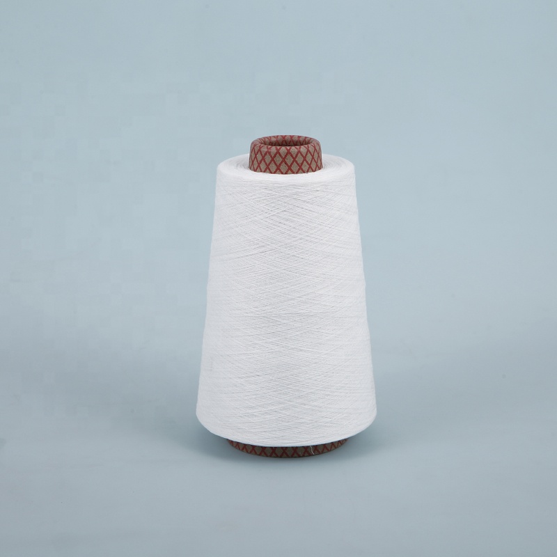 100% polyester ringspundet polystrikket bomuldsgarn til strikkemaskine 21S