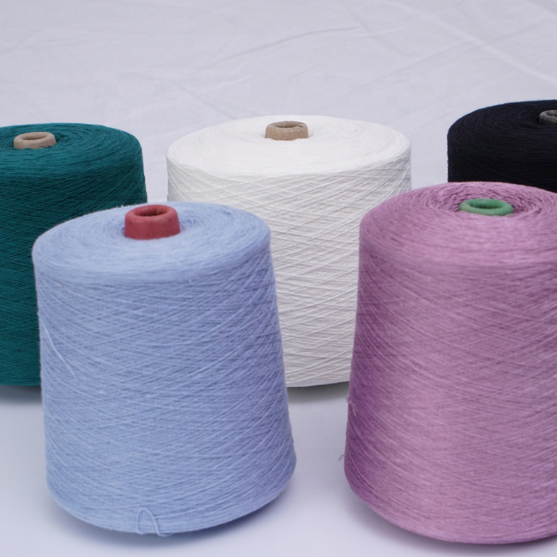 28NM/2 50 Genbrug polyester 50 akryl blandet garn Ring spundet fabrik engros